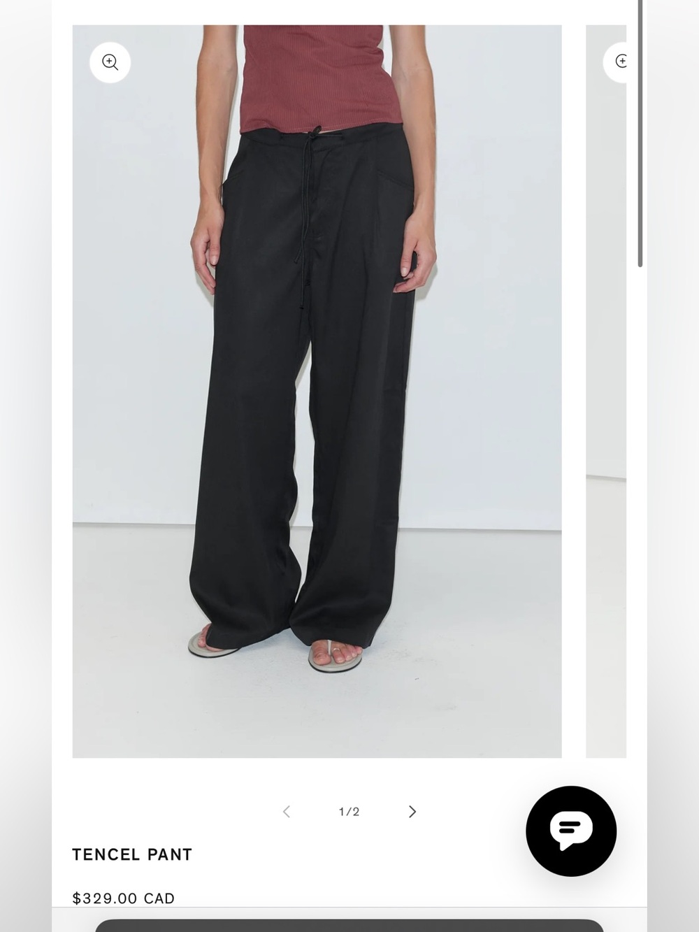 Deiji Studios Tencel Pants NWT Medium